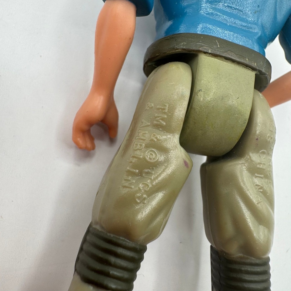 Kenner Jurassic Park Robert Muldoon Action Figure 1993 Blue Tan 4.5"Vintage - Picture 4 of 8